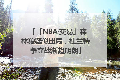 「NBA·交易」森林狼疑似出局，杜兰特争夺战渐趋明朗