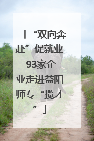 “双向奔赴”促就业 93家企业走进益阳师专“揽才”