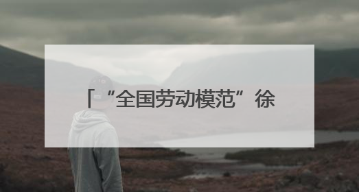 “全国劳动模范”徐安清：一心为民践初心 实干担当铸忠诚