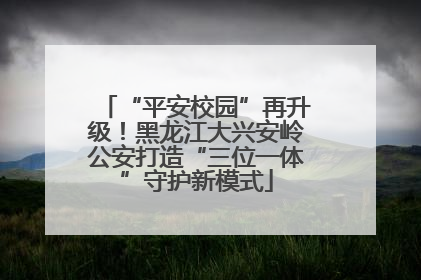 “平安校园”再升级！黑龙江大兴安岭公安打造“三位一体”守护新模式