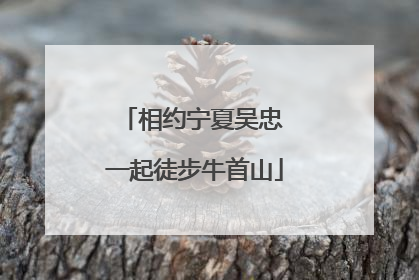 相约宁夏吴忠 一起徒步牛首山