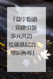 益宁街道：党建引领多元共治 绘就基层治理新画卷