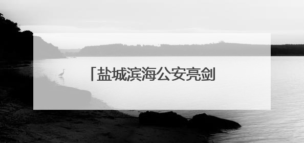 盐城滨海公安亮剑“盐靖”Ⅱ号行动