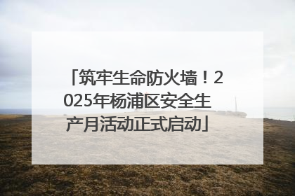 筑牢生命防火墙！2025年杨浦区安全生产月活动正式启动
