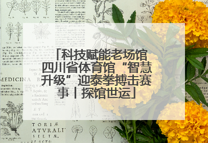科技赋能老场馆 四川省体育馆“智慧升级”迎泰拳搏击赛事丨探馆世运