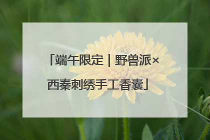 端午限定｜野兽派×西秦刺绣手工香囊