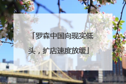 罗森中国向现实低头，扩店速度放缓