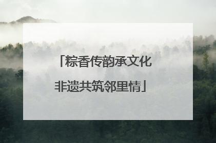 粽香传韵承文化 非遗共筑邻里情