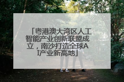 粤港澳大湾区人工智能产业创新联盟成立，南沙打造全球AI产业新高地