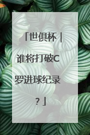 世俱杯｜谁将打破C罗进球纪录？