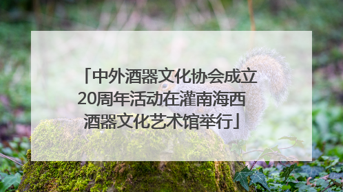 中外酒器文化协会成立20周年活动在灌南海西酒器文化艺术馆举行