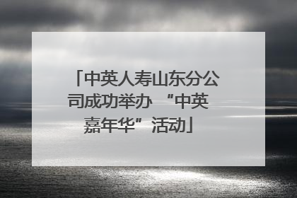 中英人寿山东分公司成功举办 “中英嘉年华”活动