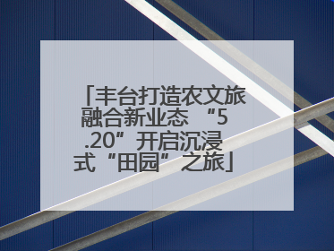 丰台打造农文旅融合新业态 “5.20”开启沉浸式“田园”之旅