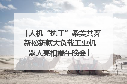 人机“执手”柔美共舞 新松新款大负载工业机器人亮相端午晚会