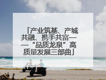 产业筑基、产城共融、携手共富——“品质龙泉”高质量发展三部曲
