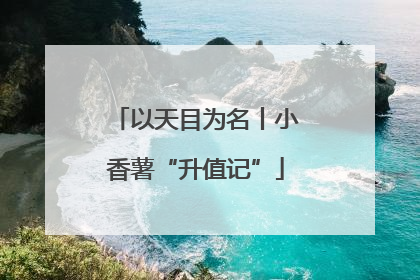 以天目为名丨小香薯“升值记”