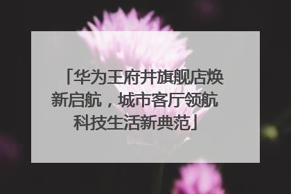 华为王府井旗舰店焕新启航，城市客厅领航科技生活新典范
