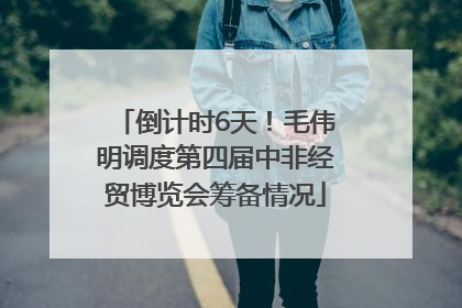 倒计时6天！毛伟明调度第四届中非经贸博览会筹备情况