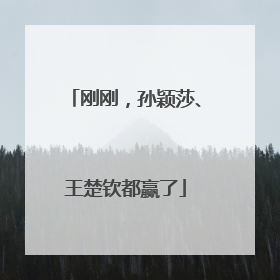 刚刚，孙颖莎、王楚钦都赢了