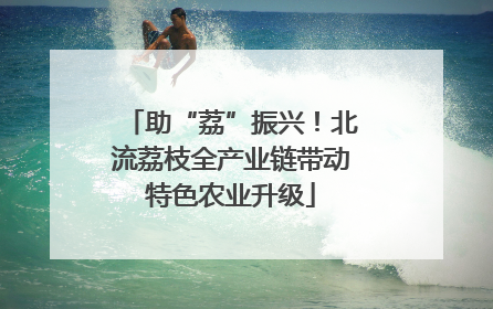 助“荔”振兴！北流荔枝全产业链带动特色农业升级