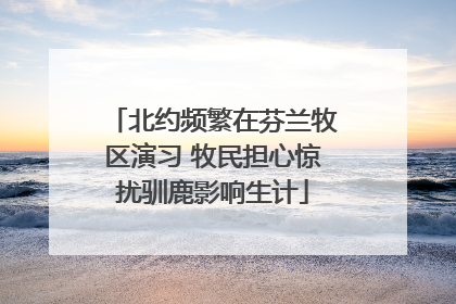 北约频繁在芬兰牧区演习 牧民担心惊扰驯鹿影响生计