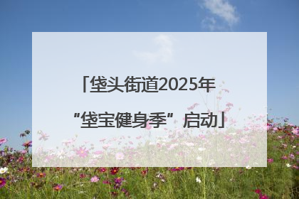垡头街道2025年“垡宝健身季”启动