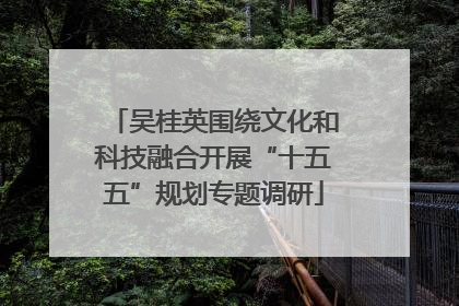 吴桂英围绕文化和科技融合开展“十五五”规划专题调研