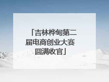 吉林桦甸第二届电商创业大赛圆满收官