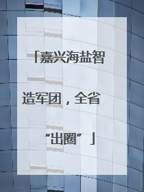 嘉兴海盐智造军团，全省“出圈”