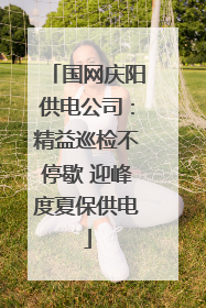 国网庆阳供电公司：精益巡检不停歇 迎峰度夏保供电