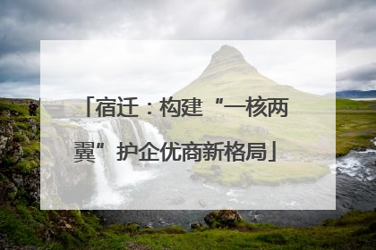 宿迁：构建“一核两翼”护企优商新格局