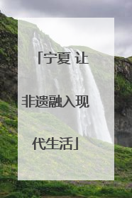 宁夏 让非遗融入现代生活