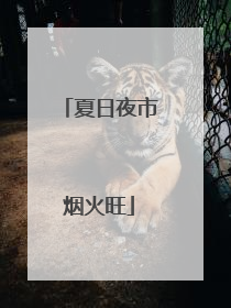 夏日夜市烟火旺