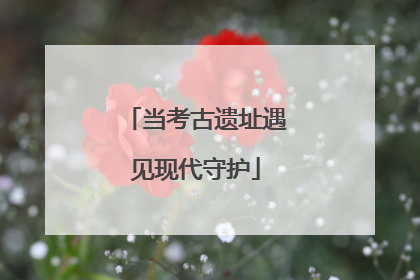 当考古遗址遇见现代守护