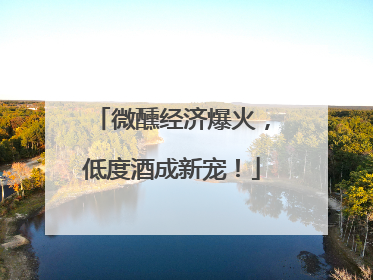 微醺经济爆火，低度酒成新宠！