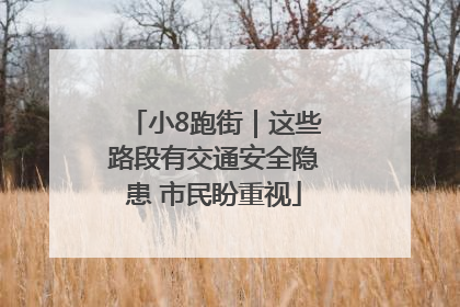 小8跑街｜这些路段有交通安全隐患 市民盼重视