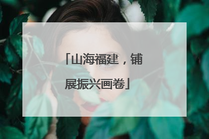 山海福建，铺展振兴画卷