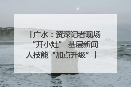 广水：资深记者现场“开小灶” 基层新闻人技能“加点升级”