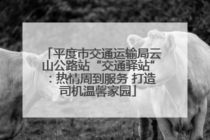 平度市交通运输局云山公路站“交通驿站”：热情周到服务 打造司机温馨家园