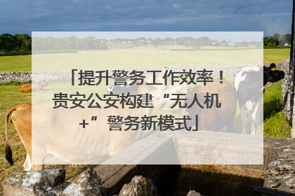 提升警务工作效率！贵安公安构建“无人机+”警务新模式