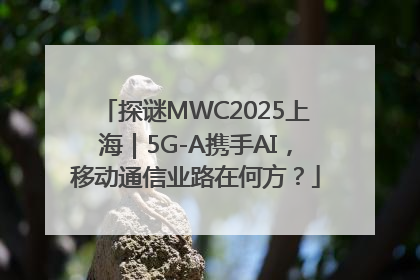 探谜MWC2025上海｜5G-A携手AI，移动通信业路在何方？