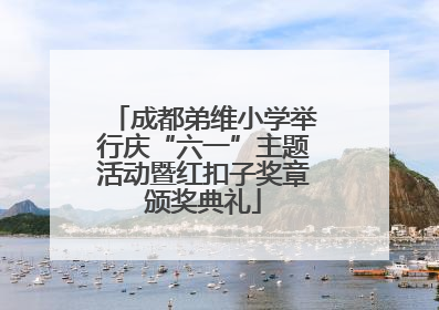 成都弟维小学举行庆“六一”主题活动暨红扣子奖章颁奖典礼