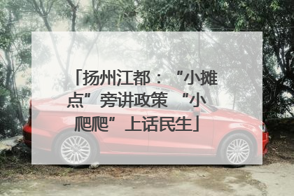 扬州江都：“小摊点”旁讲政策 “小爬爬”上话民生