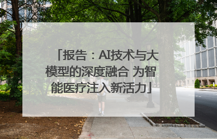 报告：AI技术与大模型的深度融合 为智能医疗注入新活力