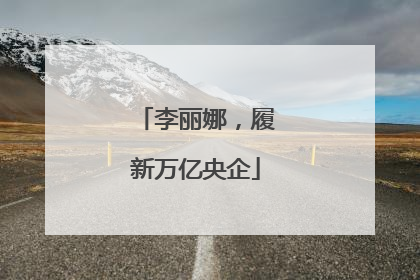 李丽娜，履新万亿央企