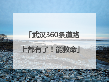 武汉360条道路上都有了！能救命