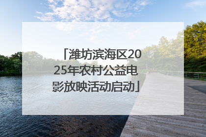 潍坊滨海区2025年农村公益电影放映活动启动