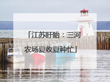 江苏盱眙：三河农场夏收夏种忙