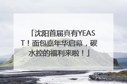 沈阳首届真有YEAST！面包嘉年华启幕，碳水控的福利来啦！