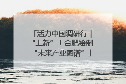 活力中国调研行｜“上新”！合肥绘制“未来产业图谱”